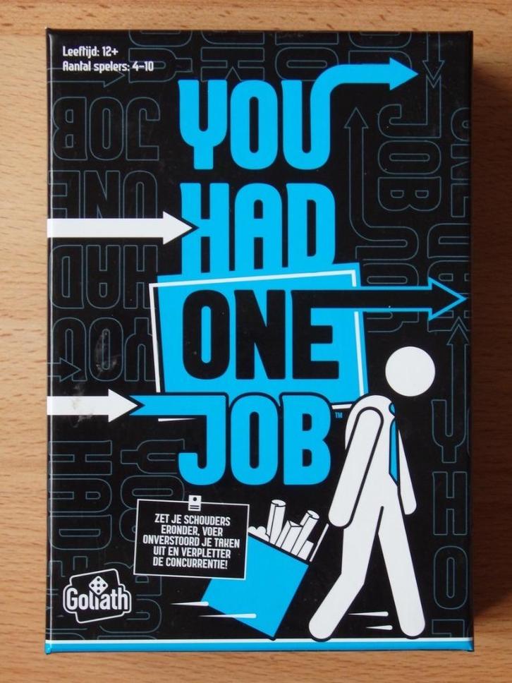 Spel You Had One Job van Goliath, Hobby en Vrije tijd, Gezelschapsspellen | Overige, Zo goed als nieuw, Ophalen