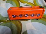Oranje vintage langwerpig blik, Ophalen of Verzenden, Gebruikt, Overige, Overige merken