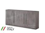 Dressoir Granada Hoogglans wit marmer156 cm- Sale, Huis en Inrichting, Kasten | Dressoirs, Ophalen of Verzenden, Nieuw, 25 tot 50 cm
