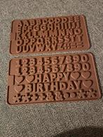 Chocolade vormen,om zelf je gebak en taarten te maken!, Hobby en Vrije tijd, Ophalen of Verzenden, Zo goed als nieuw, Taarten