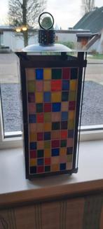 Mozaïek lamp van glas, Huis en Inrichting, Ophalen of Verzenden, Zo goed als nieuw, Glas, Minder dan 50 cm