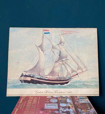 Vintage illustratie van historisch schip beschikbaar voor biedingen