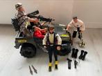 Action man jeep Rhino en 5 action man, Kinderen en Baby's, Speelgoed | Actiefiguren, Ophalen of Verzenden, Gebruikt