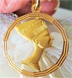 Prachtige en unieke gouden hanger Nefertiti 18 karaats }}}, Nieuw, Goud, Goud, Verzenden