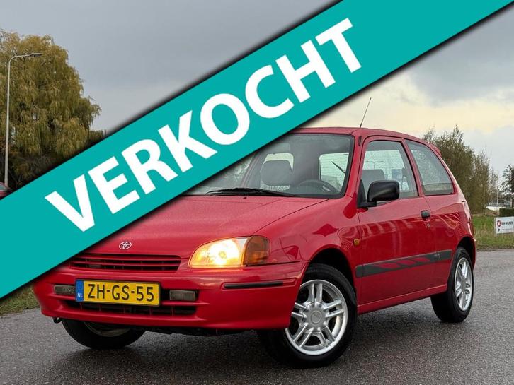 Toyota Starlet 1.3-16V Back2Red-Edition | Super Red | 1ste-e, Auto's, Toyota, Bedrijf, Te koop, Starlet, Startonderbreker, Trekhaak