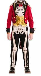 Skeletpak Circusartiest 10-12 jaar, Nieuw! Maat 140-155, Ophalen of Verzenden, Nieuw, Jongen of Meisje