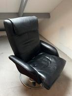 Leren fauteuil, Huis en Inrichting, Fauteuils, Ophalen, Gebruikt, 50 tot 75 cm, Leer