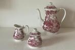 J&G Meakin Merrie England koffiepot met roomstel, Overige typen, Ophalen of Verzenden, Zo goed als nieuw, Overige stijlen