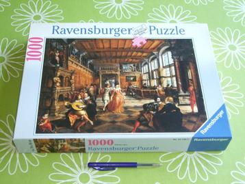 Dans in een Vlaamse salon - Ravensburger 1000 stukjes beschikbaar voor biedingen