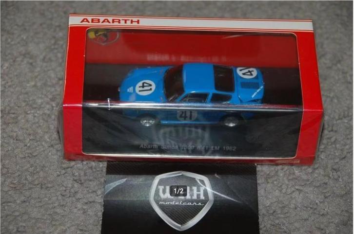 SALE !! 1:43 ABARTH SIMCA LEMANS #41 SPARK S1305 WRH, Hobby en Vrije tijd, Modelauto's | 1:43, Zo goed als nieuw, Auto, Overige merken
