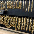 Prachtige oorbellen wokkels 14 karaat goud, Ophalen of Verzenden, Zo goed als nieuw, Overige kleuren, Goud