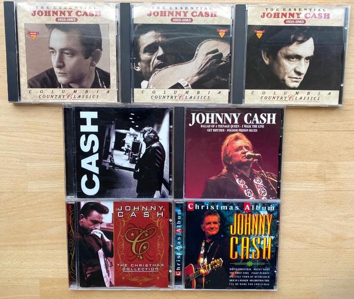 7x Johnny Cash CD: €20 of los, Cd's en Dvd's, Cd's | Country en Western, Gebruikt, Ophalen of Verzenden