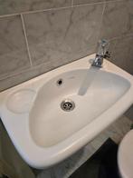 Sphinx net fonteintje met kraan, mat wit. (2x), Ophalen, Gebruikt, Chroom, Wastafel