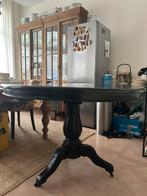Rofra Home mahogany dining table round, Ophalen, 100 tot 150 cm, 50 tot 100 cm, Zo goed als nieuw