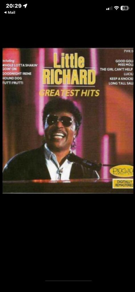 Little Richard - Greatest Hits CD, Cd's en Dvd's, Cd's | Pop, Zo goed als nieuw, Ophalen of Verzenden