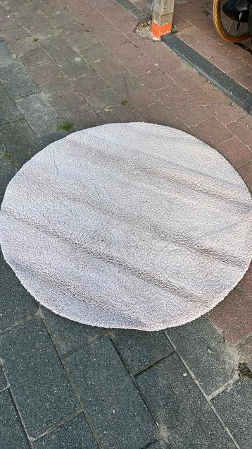 Roze rond vloerkleed 130 cm adum beschikbaar voor biedingen