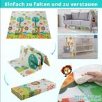 Babyspeelmat, 200 x 180 cm x 1 cm, kinderspeelmat, opvouwba, Nieuw, Ophalen of Verzenden