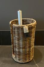 Rivièra Maison Keukenrolhouder Riet, Ophalen, Mand, Rond, Zo goed als nieuw