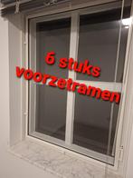 6 Voorzetramen - 89x68 cm - Oploo zo goed als nieuw, Doe-het-zelf en Verbouw, Kozijnen en Schuifpuien, 75 tot 150 cm, Raamkozijn