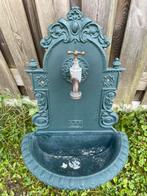 Klassieke aluminium muurfontein met kraan – groen, Ophalen, Gebruikt, Aluminium, Waterornament