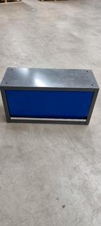 Wandkast 1 deur BLAUW werkplaatsinrichting module, Verzenden, Gebruikt, Minder dan 70 cm