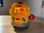 Fisher Price Schoolbus Little People, Ophalen, Zo goed als nieuw, Auto of Voertuig, Met geluid