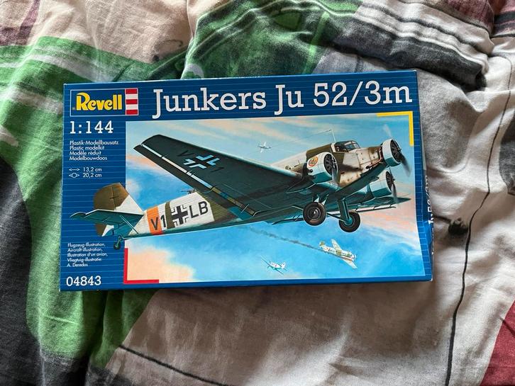 Junkers Ju 52/3m, Hobby en Vrije tijd, Modelbouw | Vliegtuigen en Helikopters, Nieuw, Vliegtuig, 1:72 tot 1:144, Revell, Ophalen