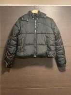 Zwarte gewatteerde jas, Ophalen of Verzenden, Zo goed als nieuw, Maat 34 (XS) of kleiner, Zwart