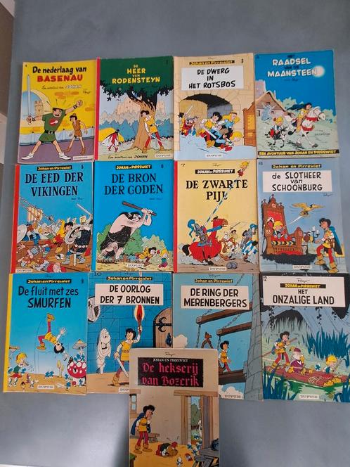 Johan en Pirrewiet 13x herdruk, goede staat, Boeken, Stripboeken, Meerdere stripboeken, Verzenden