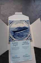 Holland America Line “The Inaugural” Ms. Eurodam 2008 Tegel, Verzamelen, Scheepvaart, Ophalen of Verzenden, Nieuw, Motorboot, Overige typen