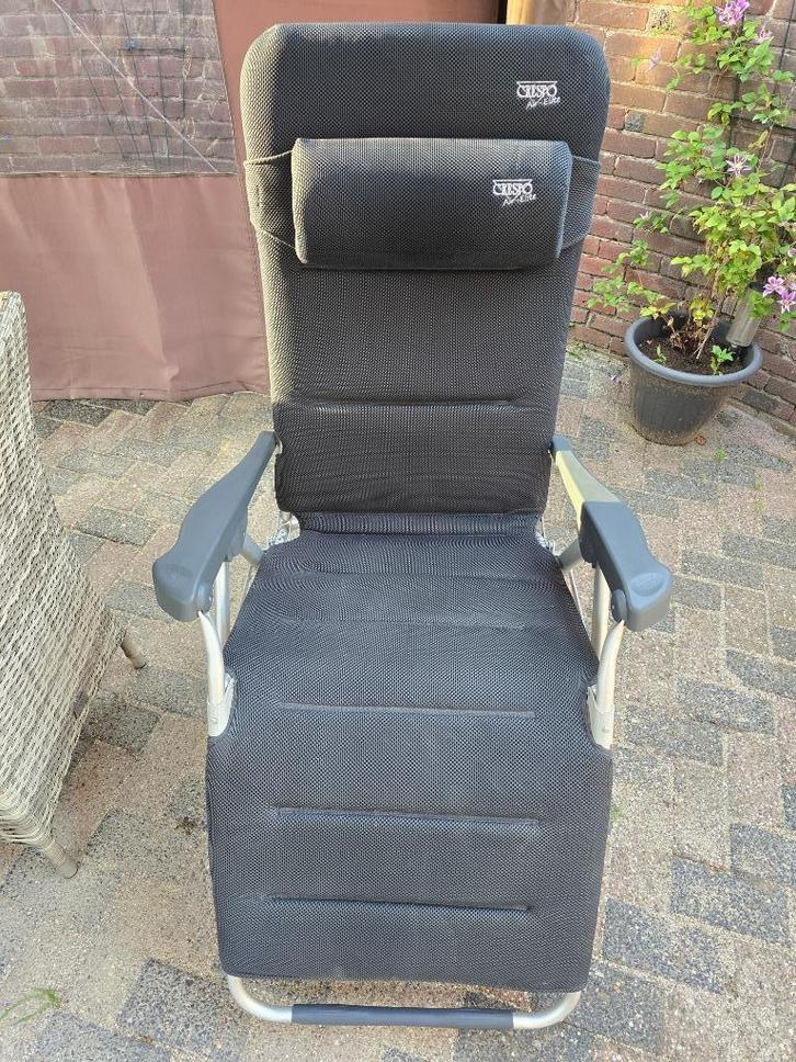 Crespo AA-234 Air Elite relaxstoel, Tuin en Terras, Tuinstoelen, Zo goed als nieuw, Aluminium, Inklapbaar, Ophalen
