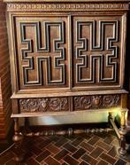 Jaren 30 kast op hoge poten, Antiek en Kunst, Antiek | Meubels | Kasten, Ophalen