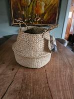 Senza belly basket nieuwe mand, Ophalen of Verzenden, Nieuw, Rond, Riet