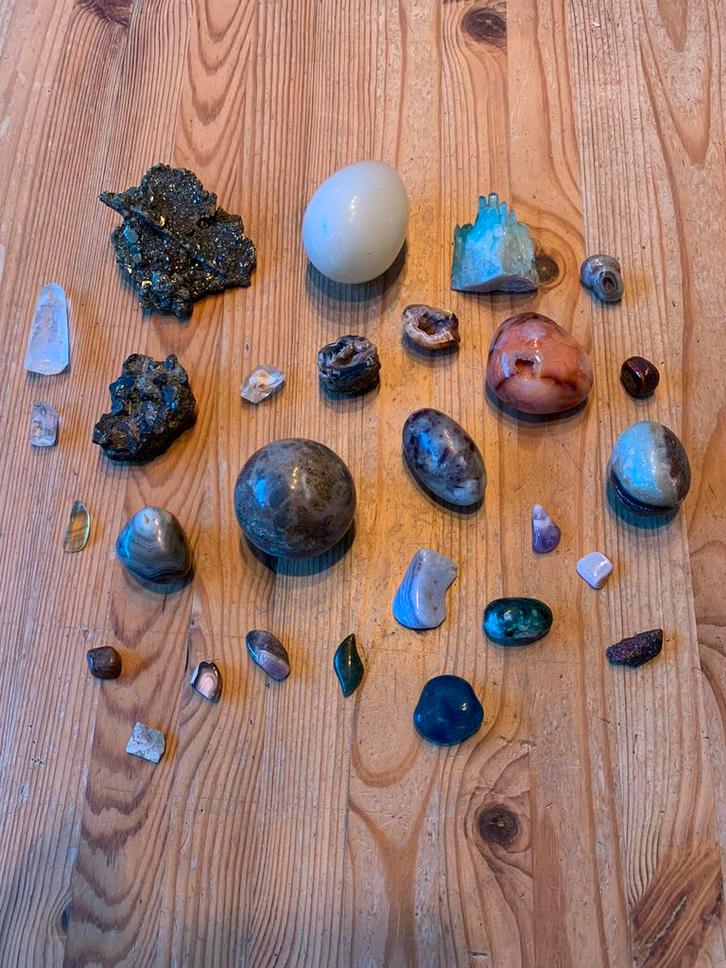 Edelstenen verzameling, Sieraden, Tassen en Uiterlijk, Edelstenen, Zo goed als nieuw, Ophalen of Verzenden