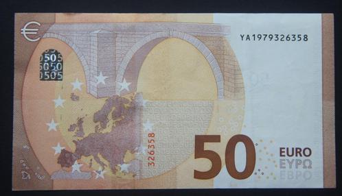 50 euro 2017 YA 1979326358 kort in omloop geweest, Postzegels en Munten, Bankbiljetten | Europa | Eurobiljetten, Overige landen