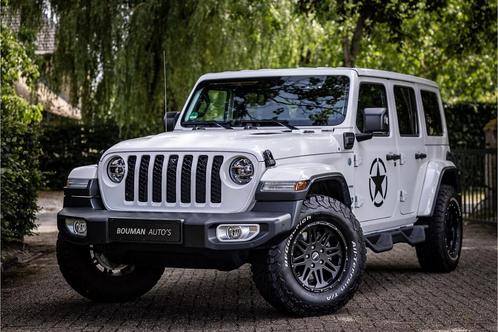 Jeep Wrangler Unlimited 4xe 380 Sahara Bawarrion Sidebars Ad, Auto's, Jeep, Bedrijf, Te koop, Wrangler, 4x4, ABS, Achteruitrijcamera