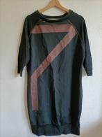 Zwart jurkje Zip73 met koper/bruin details L, Ophalen, Zwart, Maat 42/44 (L), Zip73