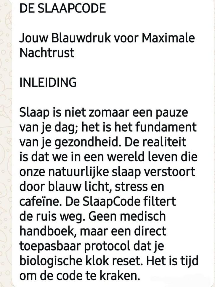 E-book De SlaapCode - Tips om direct beter te slapen (PDF), Boeken, E-books