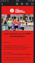 Startbewijs halve marathon Utrecht, Eén persoon
