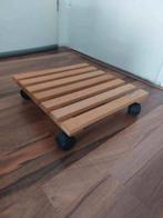 Houten Plant Trolley van Wagner design yourself, Ophalen of Verzenden, Zo goed als nieuw, Glas of Kopje