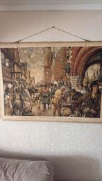 Schoolpaat een stad in de middeleeuwen, Ophalen, Geschiedenis