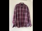 Adam Friday Rood Geruit Overhemd Maat L, Kleding | Heren, Ophalen of Verzenden, Zo goed als nieuw, Halswijdte 41/42 (L), Adam Friday