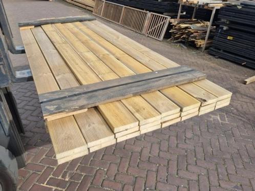 vlonderplanken 2.8x12.0 cm - nr: TP624, Tuin en Terras, Palen, Balken en Planken, Nieuw, Planken, 250 cm of meer, Ophalen