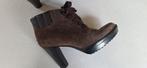 Z.g.a.n Tods laarsjes enkellaarsjes met hak mt 37.5, Kleding | Dames, Schoenen, Bruin, Lage of Enkellaarzen, Ophalen of Verzenden