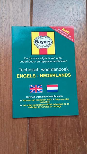 Haynes technisch woordenboek Engels Nederlands beschikbaar voor biedingen