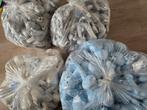 Partij nieuwe knuffels - konijn - Be Baby - wit blauw grijs, Ophalen of Verzenden, Nieuw, Konijn