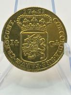 Gouden Rijder 14 Gulden 1751 Holland - Unieke Staat!, Postzegels en Munten, Munten | Nederland, Vóór koninkrijk, Losse munt, Goud