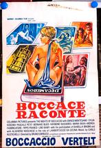 Filmposter Boccace Raconte / Boccaccio vertelt, Ophalen of Verzenden, Gebruikt, A1 t/m A3, Film en Tv