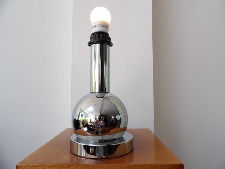 Sixties/Seventies Lampenvoet Chroom, Antiek en Kunst, Antiek | Lampen, Ophalen of Verzenden