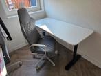 Bureau met gamestoel, Huis en Inrichting, Bureaus, Ophalen, In hoogte verstelbaar, Zo goed als nieuw, Bureau